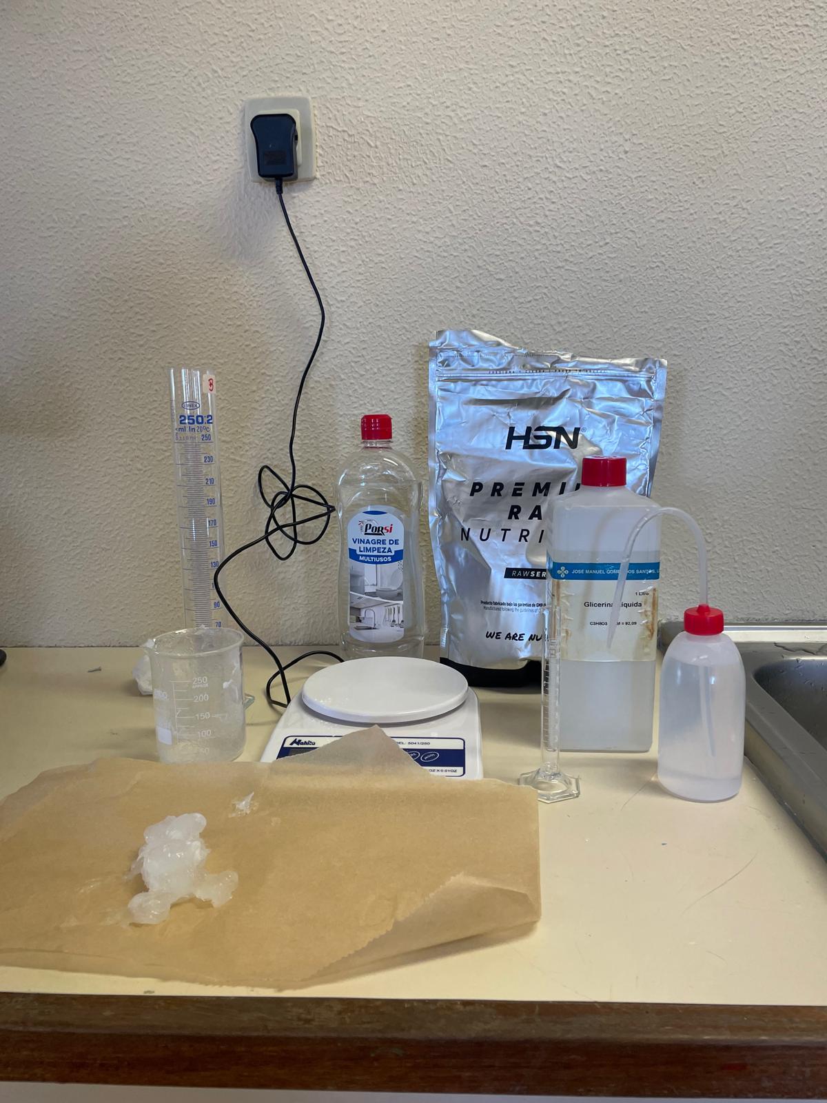 Algum do material utilizado nas atividades experimentais